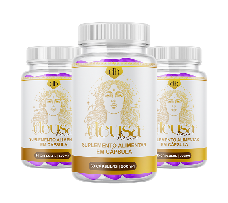 Deusa Hair Suplemento Alimentar em Cápsulas