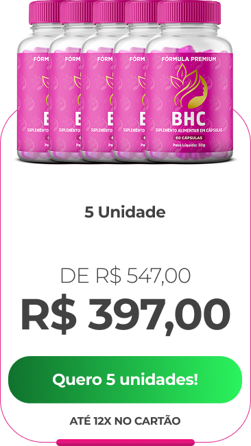 BHC Premium Suplemento Alimentar em Cápsulas